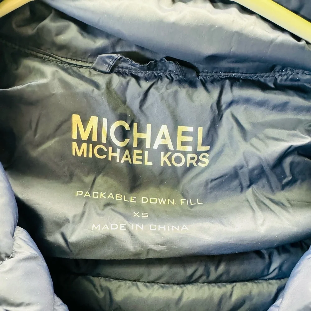 Michael Kors Jacket Blue Long Sleeve Full Zip Women’s Size XS